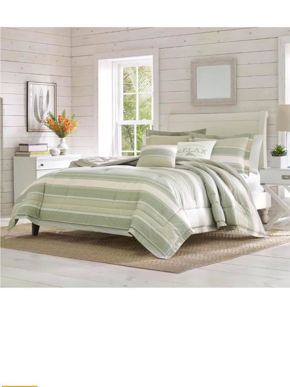 Tommy Bahama - King Comforter Set, Reversible Cotton Bedding with Matching Shams